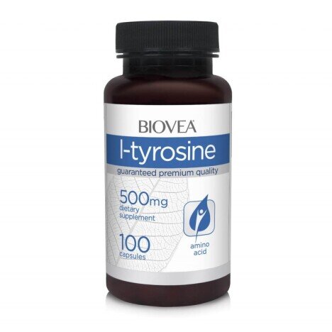 Biovea L-Tyrosine 500mg 100 Capsule (L-Tirozina)